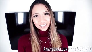 Tall beauty Kimora Quin loves to feel a cock down her throat