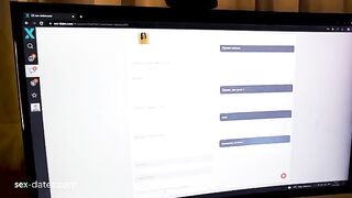 First night sex with a girl from the dating app, POV style