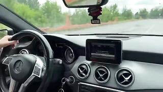 Young Italian girl buys a used car and fucks the seller