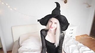 A man came inside a naughty witch on Halloween