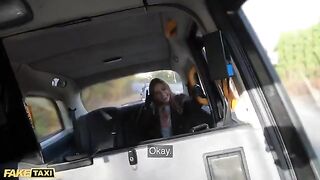 Jayla De Angelis gets her gloves full of cabbie's cum in steamy scene