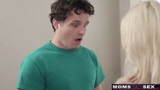 Stepson's fantasy is to be seduced by a hot MILF