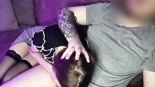 The guy got excited and had sex with the slim girl - Sunako Kirishiki
