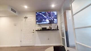My girlfriend won't let me finish my game, so we have sex instead