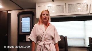 A student gets a private lesson from his stripper teacher at home