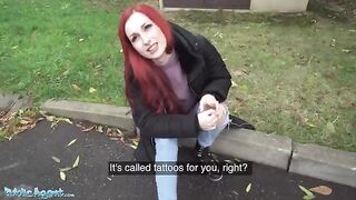 Public Agent: A young woman is shown posing on the streets for money, then followed to a private location