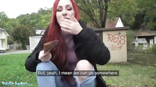Public Agent: A young woman is shown posing on the streets for money, then followed to a private location