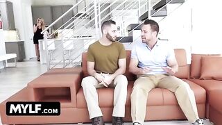MILF welcomes Army Brat with a warm Heroes Welcum As She Jerks His Big Throbbing Cock