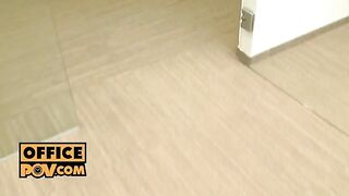 Aletta Ocean, busty boss, fucked her employee’s cock in POV style