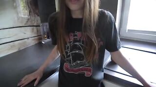 The neighbour fucks spicy breakfast with a step-sister for lunch - Via Hub