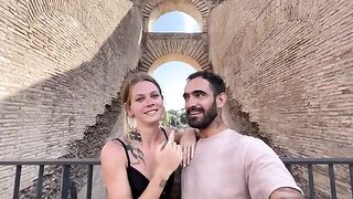 Date night in Rome turns into a passionate and romantic encounter for the couple