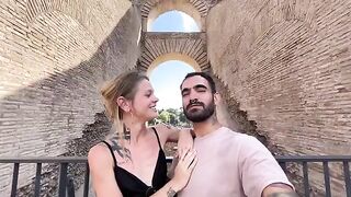 Date night in Rome turns into a passionate and romantic encounter for the couple