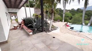 Mariana Martix has a steamy threesome with her boyfriend and his stepsister
