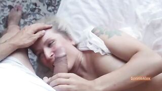 A couple enjoys sensual and passionate sex right at home
