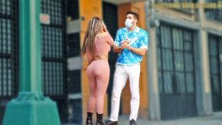A rich stranger took advantage of the big booty Latina's vulnerability