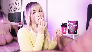 You either suck a dick or a cigarette, an enticing offer in this video!