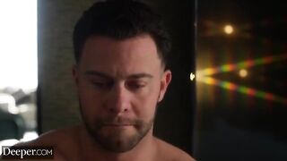 Jessie brought a look-alike for a hot threesome in a unique setup
