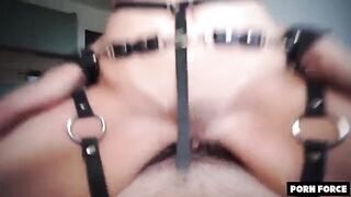 Petite teen used as a sex toy in an intense hardcore scene