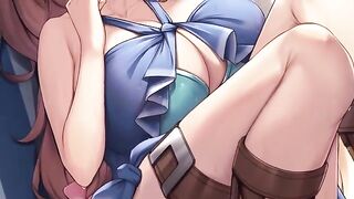 Raphtalia relieves your cock in this wholesome hentai JOI scene