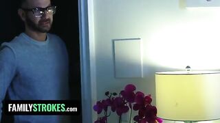 Stepdaughter Vanna Bardot gets intimate with her stepdad