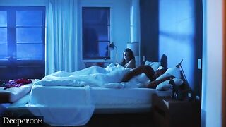 The fantasy with goddess Elena Koshka and two guys