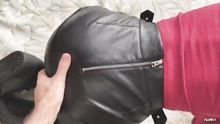 The bad girl teased her classmate and got cum on clothes