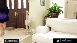 Reena Sky makes a sex tape with her neighbor Chanell Heart, exploring intense passion