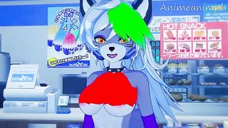 Roxanne Wolf gets fucked in Five Nights at Freddy’s style