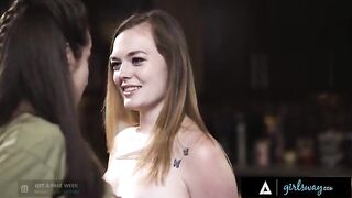 A plumber checks the kitchen but gets distracted by two horny sluts