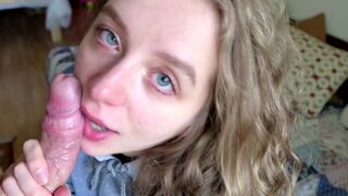 What makes you shake? A hot girl shows her wet pussy and big ass