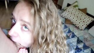 What makes you shake? A hot girl shows her wet pussy and big ass