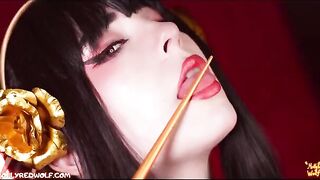 Yor forced Loid to fuck her way, showcasing intense domination