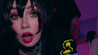 Tamaki’s Fire Force cosplay gets her fucked hard - CUT