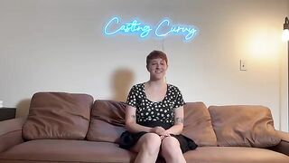 First porn audition for big titty art hoe at Casting Curvy