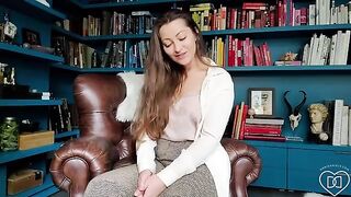 Dani Daniels instructs you on how to jerk off in this roleplay
