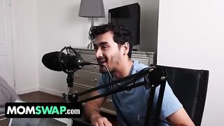 Mellanie Monroe and Ms Visual swap asses and tits to fuck Latino stepsons