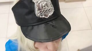 A police girl arrived at the apartment, but didn't arrest anyone