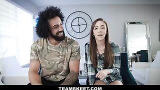 Girl was fucked in crazy poses by her boyfriend hard