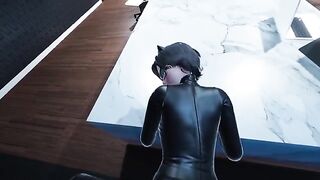 Catwoman Pov in the office - a steamy DC Comics twist