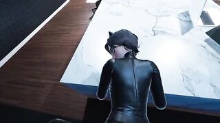 Catwoman Pov in the office - a steamy DC Comics twist