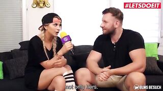 Ebony German pornstar Josy Black getting fucked by an amateur dude
