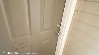 Danni Jones, a hot cougar, fucks the delivery guy with big tits