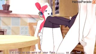 Uta performs a thrilling one-piece hentai show on Private, showcasing her unique style