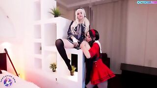 Octokuro's cosplay girl sex with her horny doppelganger in an alternative style