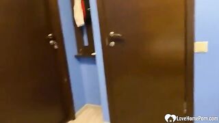 Extra hungry for sex, a young couple enjoy hard home porn
