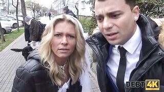 The blonde had to have sex with a collector before meeting her husband