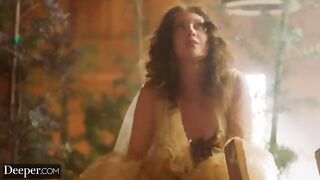 The hot goddess Elena Koshka has a breathtaking and erotic threesome on DEEPER