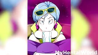 Hot Bulma compilation from Dragon Ball Super anime hentai
