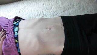 Fetish for belly buttons, a hot and tasty treat