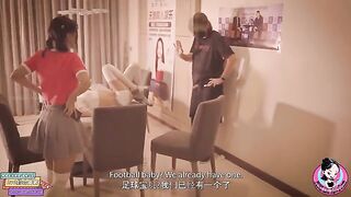 The Chinese student June Liu has become a sexy soccer club recruit